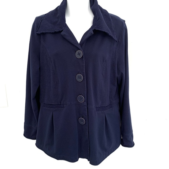 Habitat Jackets & Coats Habitat Womens Navy Blazer Size M Cotton
